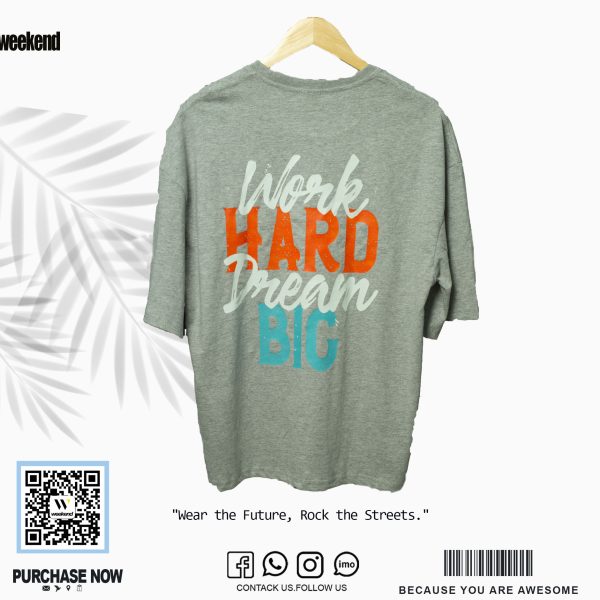 Tshirt Hard Dream Ash
